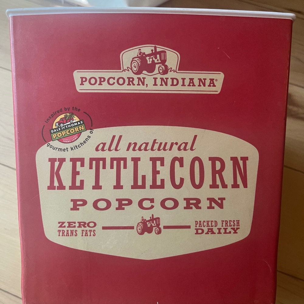 Kettlecorn Popcorn vintage bucket